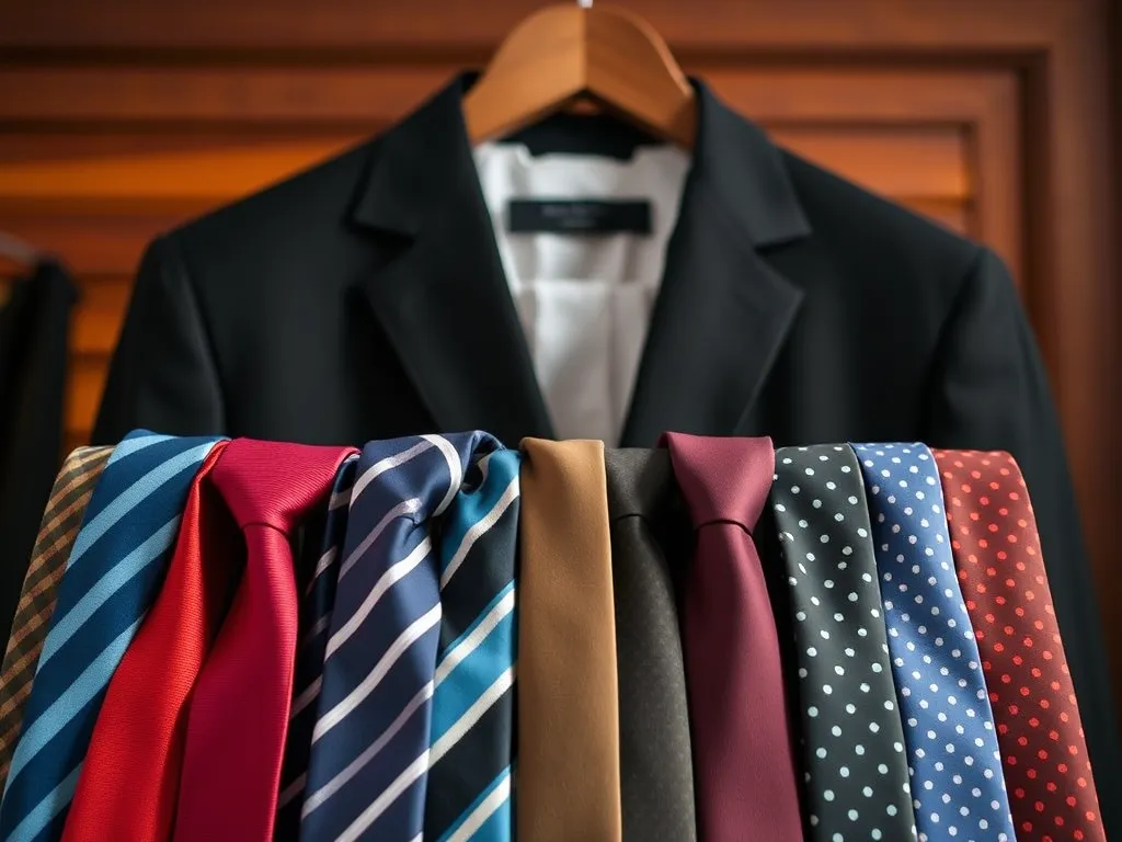 Jaki krawat do czarnego garnituru?