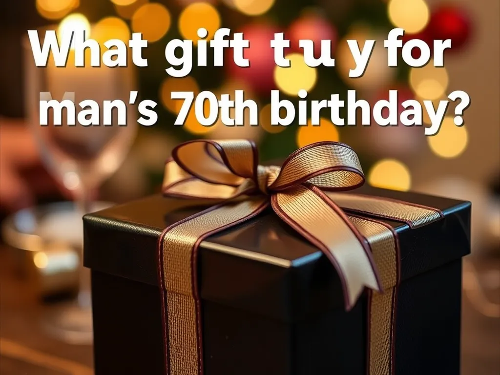 Jaki prezent na 70 urodziny mężczyzny?