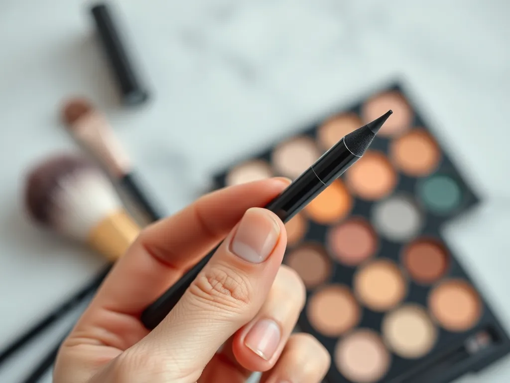 Pędzel do robienia kreski - efekt eyelinera