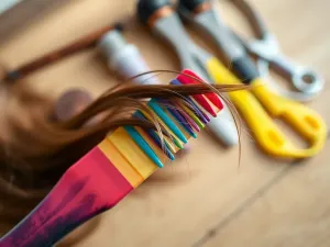 Jak samemu zrobić pasemka grzebieniem?