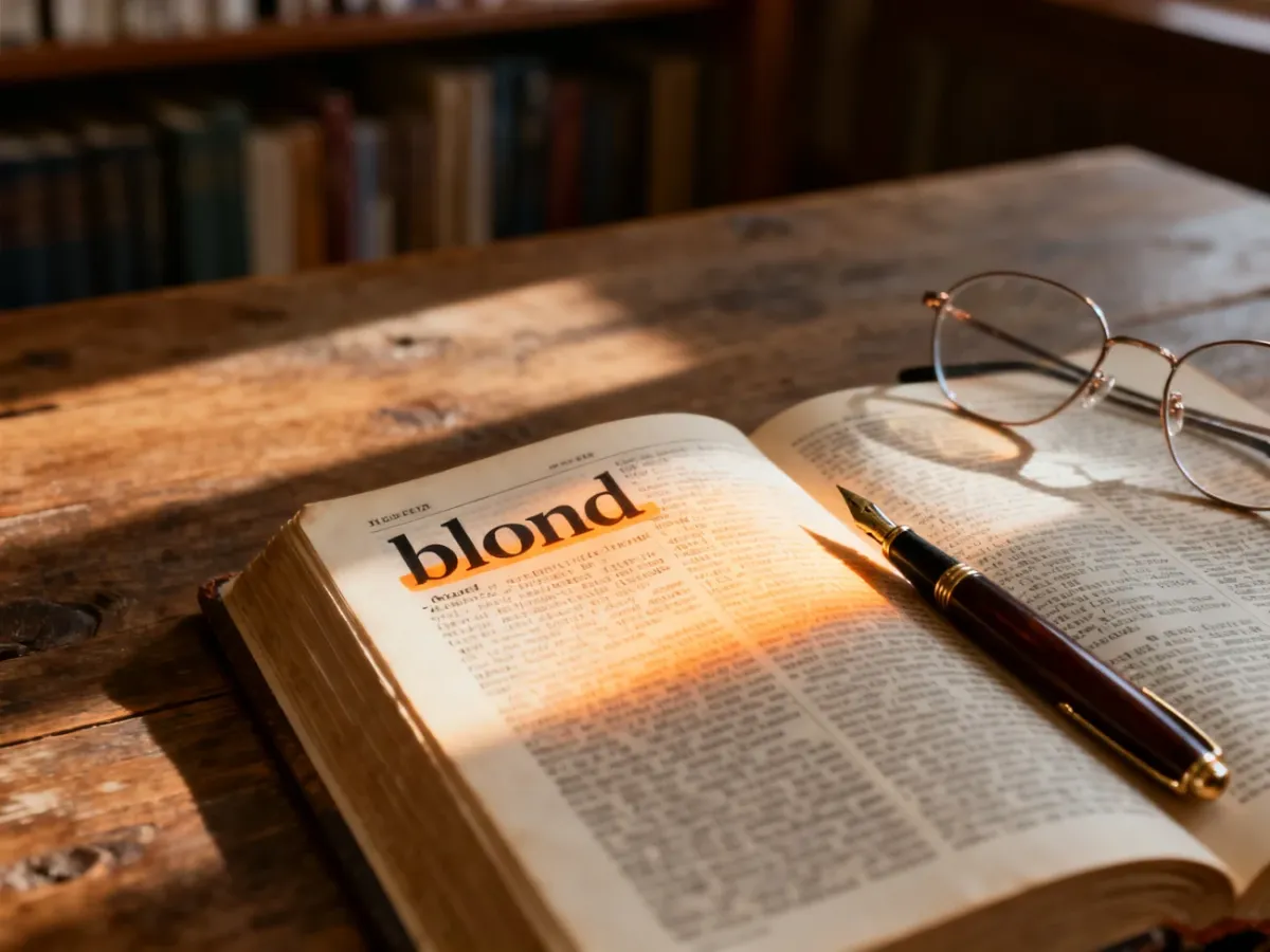 Blond czy blond – jak poprawnie pisać i odmieniać ten wyraz?